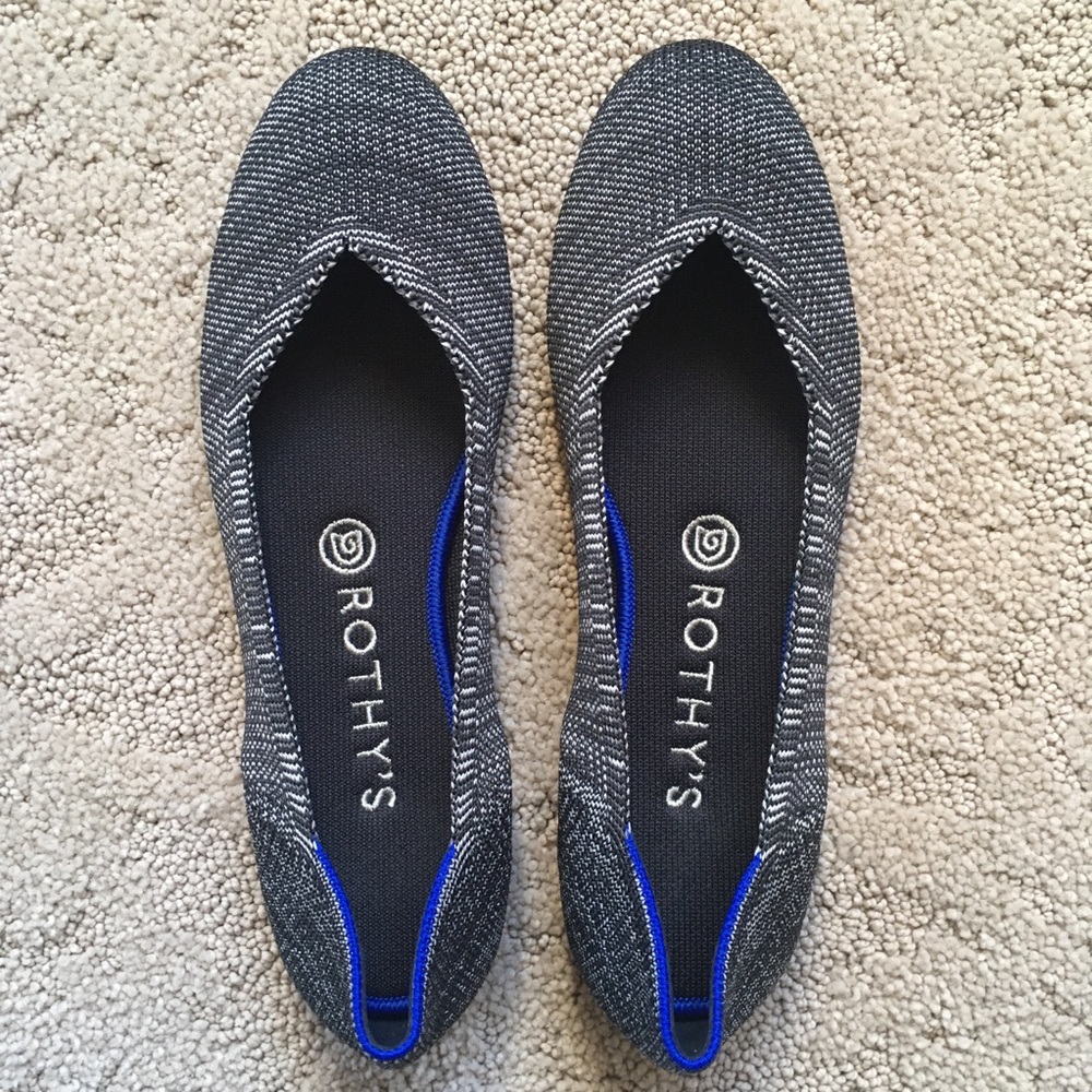 Rothy’s Retired Rare Granite Heather Ballet Flats